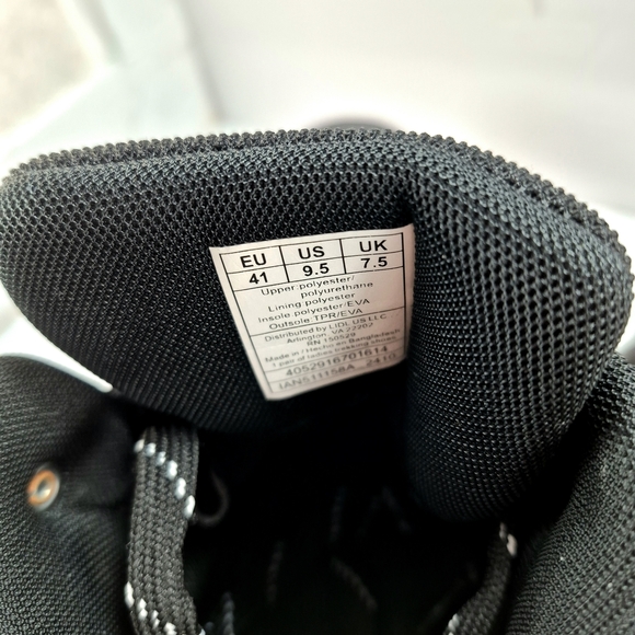 CRIVIT Waterproof Black Hiking Boots - Trekking Trail Shoes Men's 9.5 - Picture 3 of 14